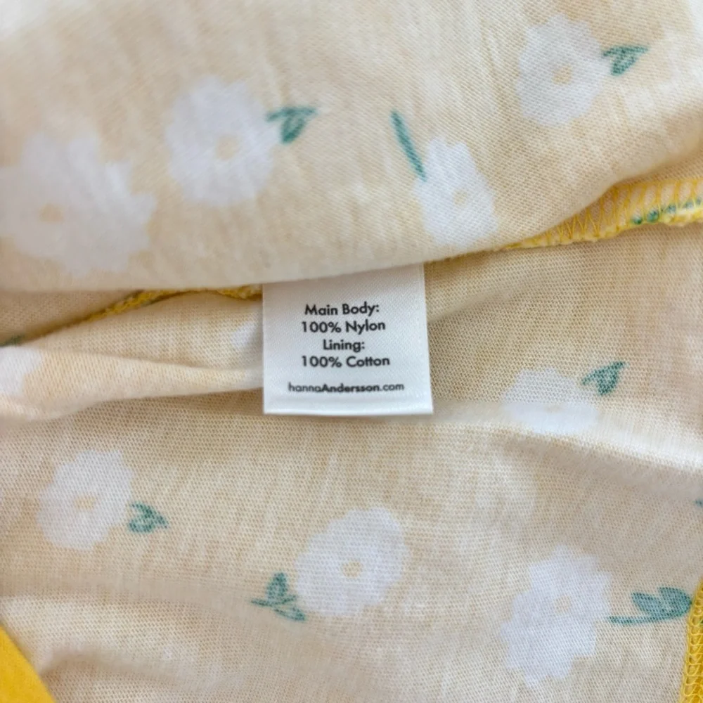 Hanna Andersson Yellow Floral Tulle Dress 5 - Picture 8 of 8